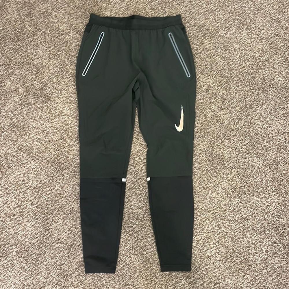 Nike green athletic pants